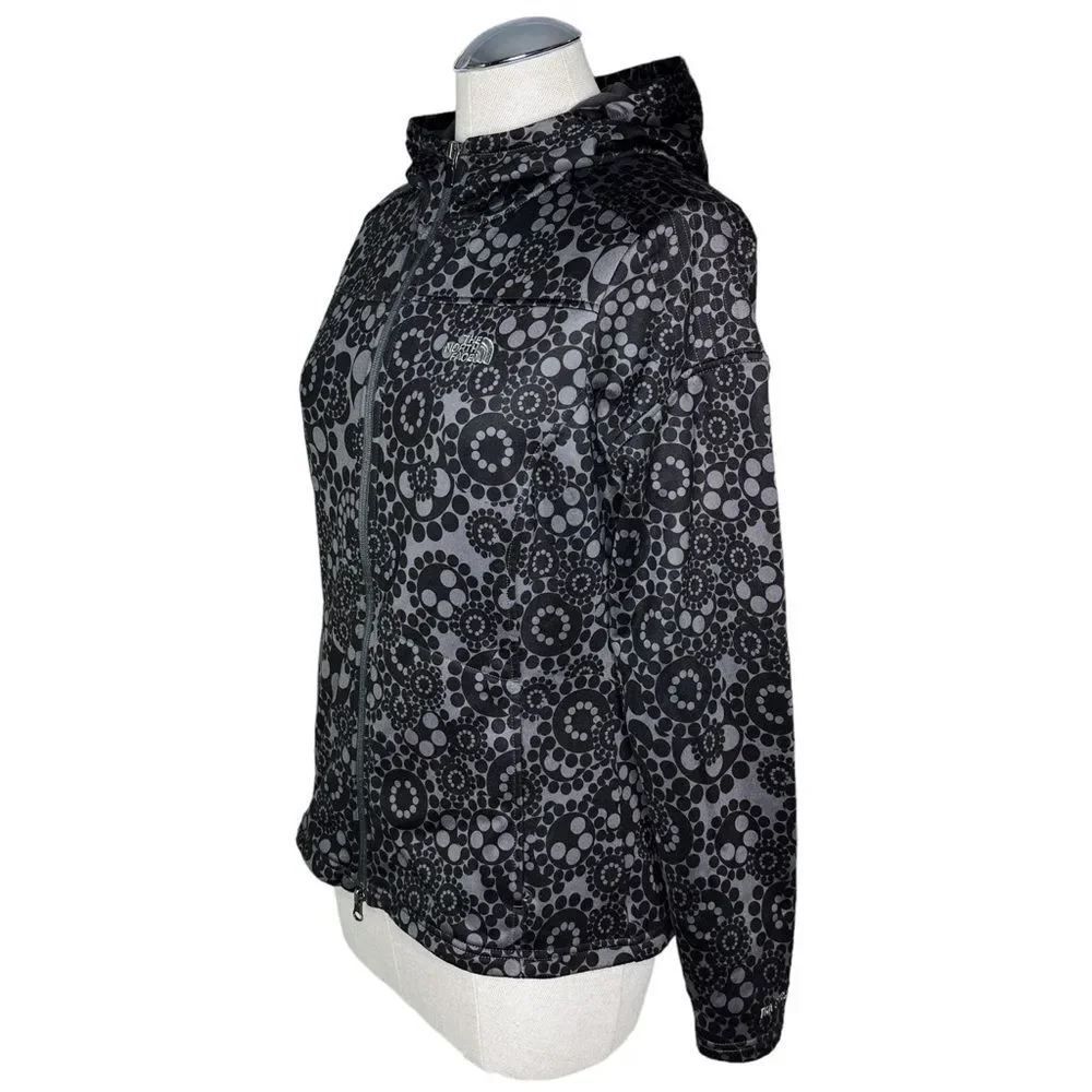 The North Face Full Zip TKA Stretch Jacket sz S * Hooded Soft Shell Fleece Lined - Picture 2 of 7
